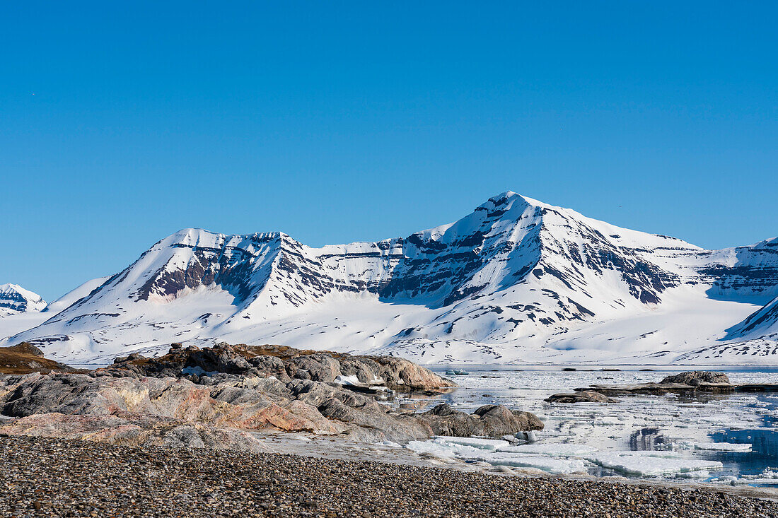 Gnalodden, Spitzbergen, Svalbard-Inseln, Arktis, Norwegen, Europa