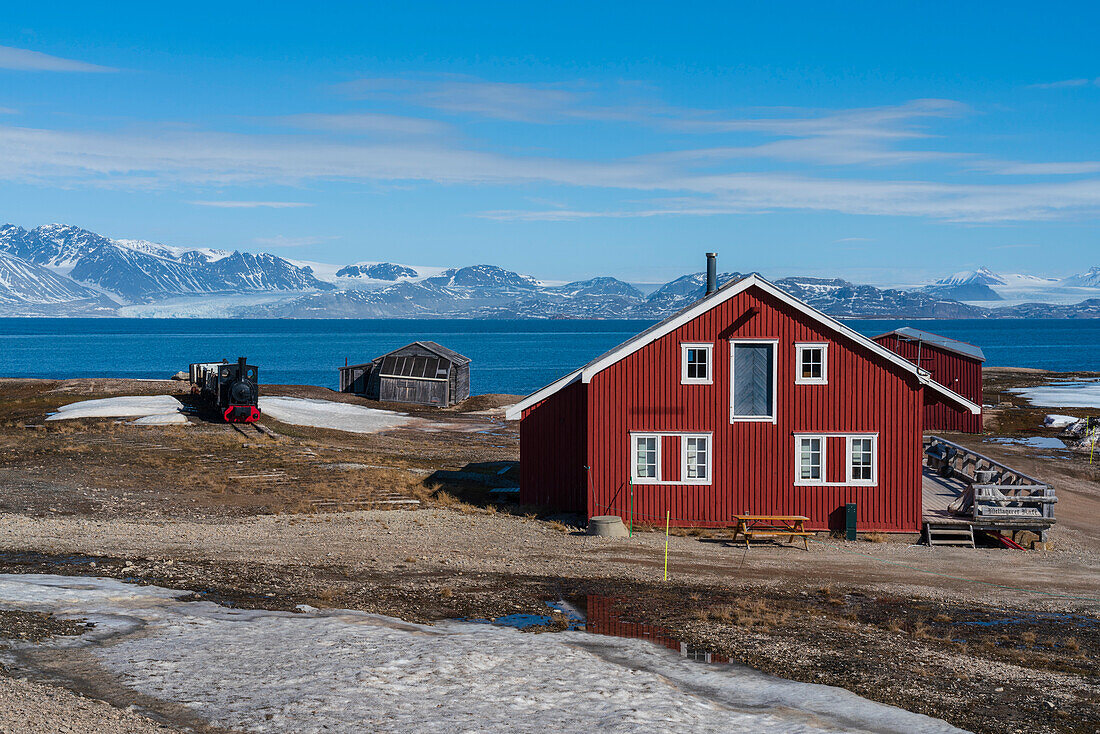 Ny-Alesund, Spitzbergen, Svalbard-Inseln, Arktis, Norwegen, Europa