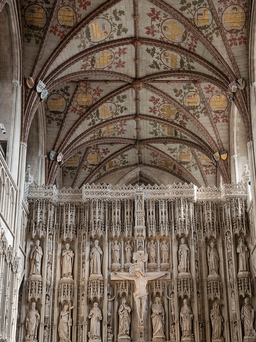 The Wallingford Screen, The Cathedral, St. Albans, Hertfordshire, England, Vereinigtes Königreich, Europa