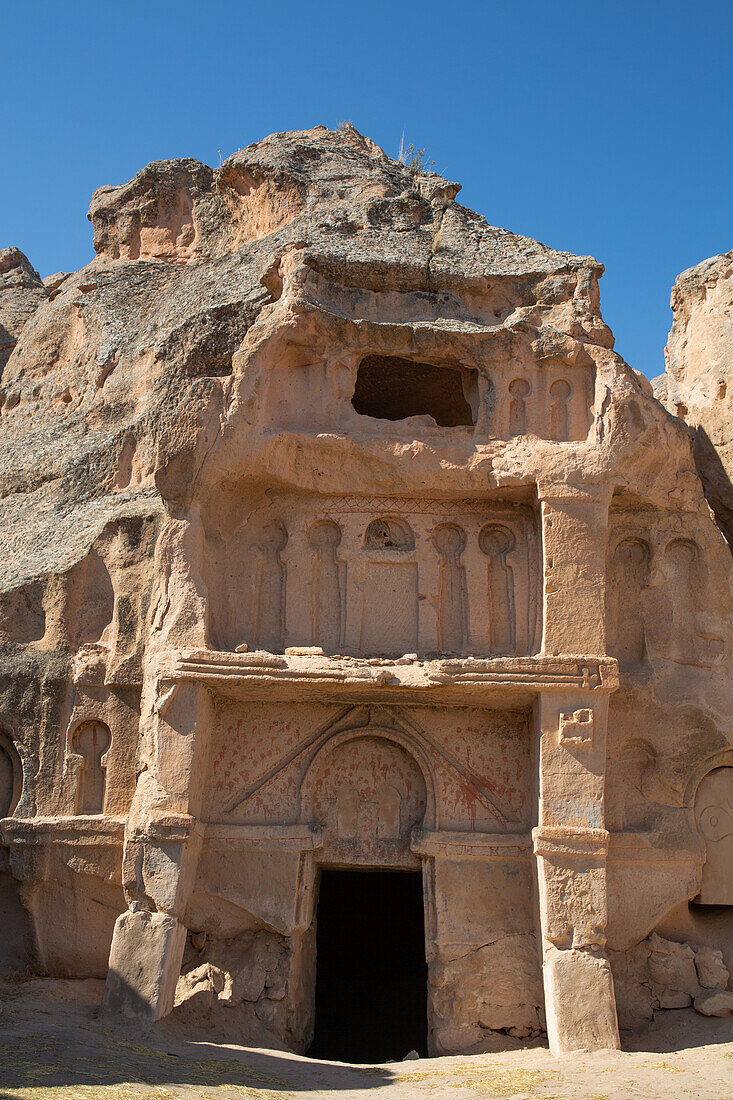 Acik Saray (Open Palace) Museum, AD 900- 1000, Gulsehir, Cappadocia Region, Anatolia, Turkey, Asia Minor, Asia