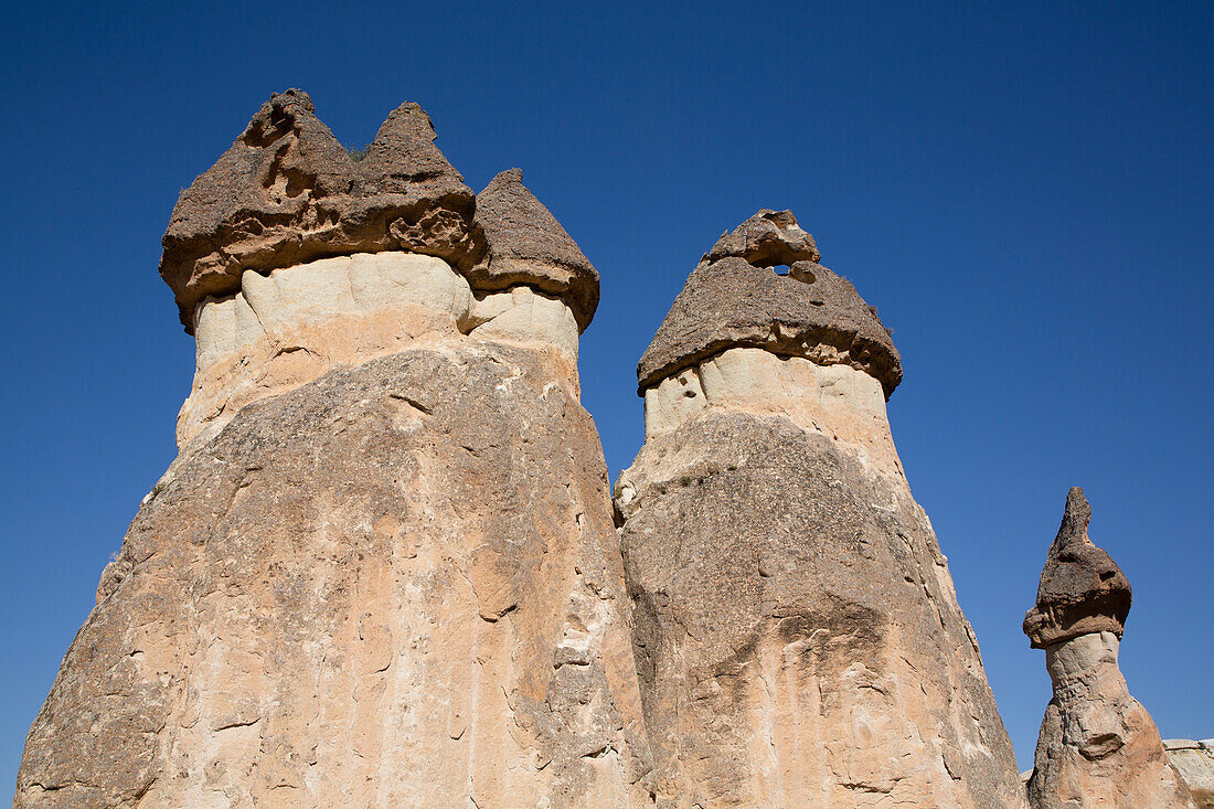 Fairy Chimneys, Pasabag-Tal (Tal der Mönche), UNESCO-Welterbe, Provinz Nevsehir, Region Kappadokien, Anatolien, Türkei, Kleinasien, Asien