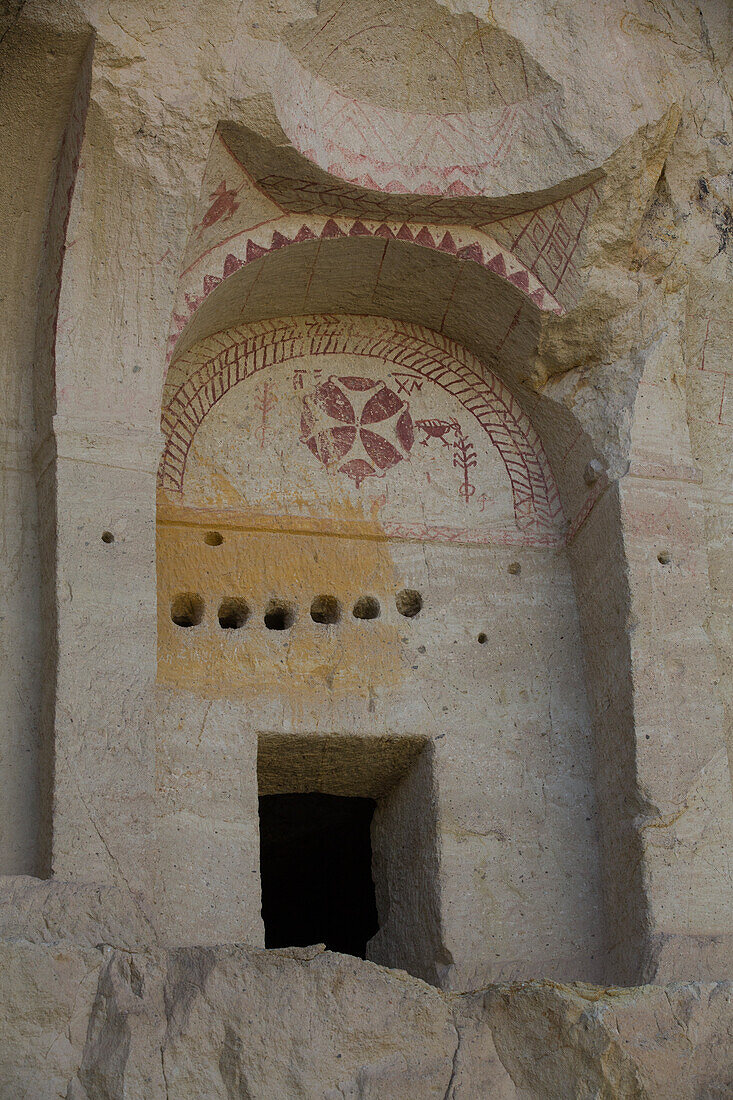 Karanlik (Dark) Church, UNESCO World Heritage Site, Goreme Open-Air Museum, Goreme, Nevsehir, Anatolia, Turkey, Asia Minor, Asia