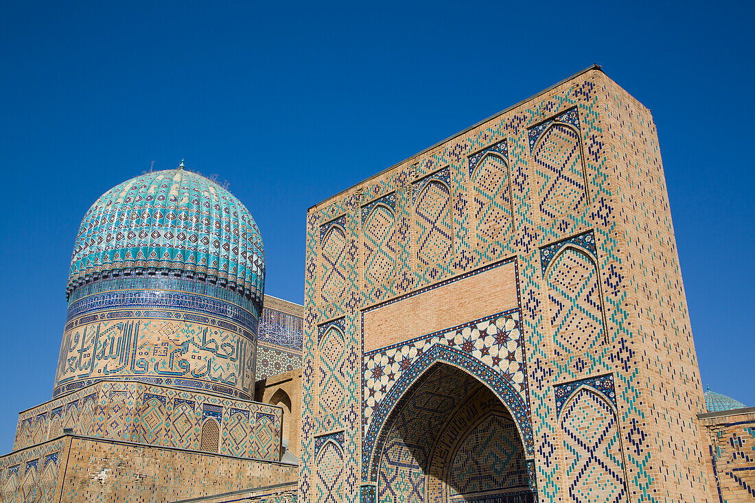 Bibi-Chanym-Moschee, erbaut 1399-1405, UNESCO-Welterbe, Samarkand, Usbekistan, Zentralasien, Asien