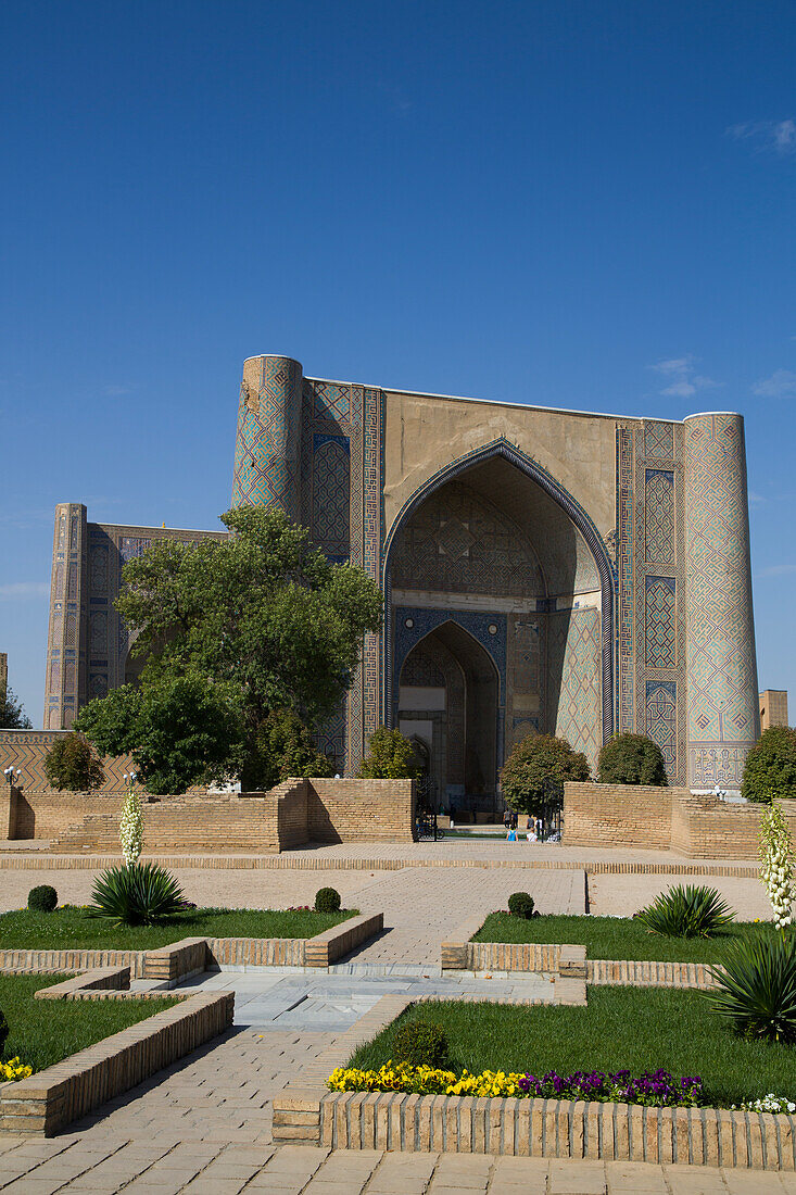 Bibi-Chanym-Moschee, erbaut 1399-1405, UNESCO-Welterbestätte, Samarkand, Usbekistan, Zentralasien, Asien