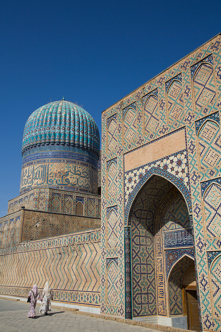 Bibi-Chanym-Moschee, erbaut 1399-1405, UNESCO-Welterbestätte, Samarkand, Usbekistan, Zentralasien, Asien