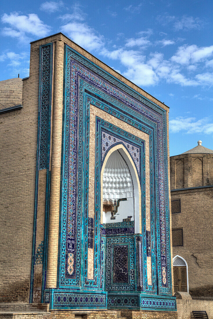 Ulugh Sultan Begim Mausoleum, Shah-I-Zinda, UNESCO-Welterbe, Samarkand, Usbekistan, Zentralasien, Asien