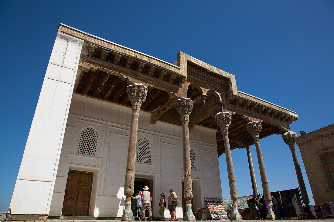 Mosque Jome, Ark of Bukhara, Bukhara, Uzbekistan, Central Asia, Asia