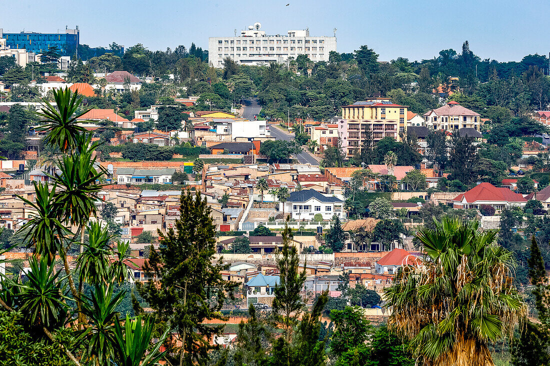 Buildings in Kigali, Rwanda, Africa