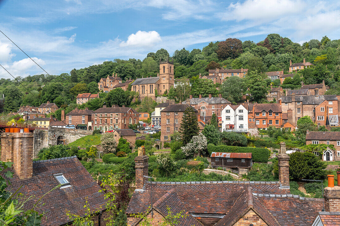 Ironbridge Gorge, UNESCO World Heritage Site, Ironbridge, Telford, Shropshire, England, United Kingdom, Europe