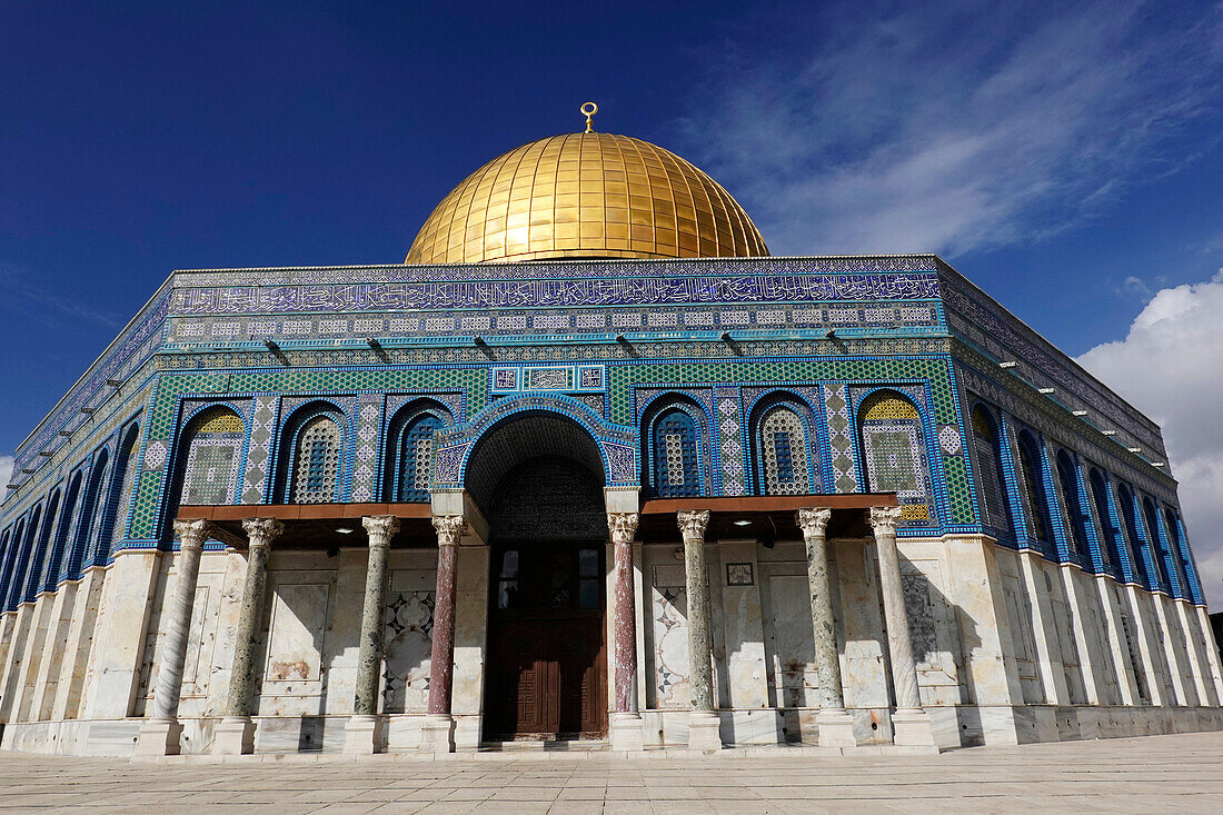 Felsendom, Tempelberg, Altstadt, UNESCO-Weltkulturerbe, Jerusalem, Israel, Naher Osten