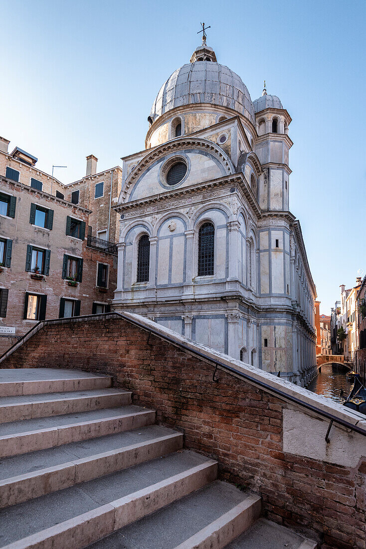 The church of Santa Maria of Miracoli in Venice, Veneto, Italy, Europe