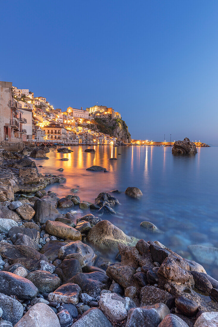 The small fishing village of Chianalea, Scilla, province of Reggio Calabria, Calabria, Italy, Europe