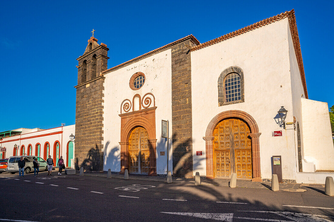 Blick auf Convento de San Francisco, Teguise, Lanzarote, Las Palmas, Kanarische Inseln, Spanien, Atlantik, Europa