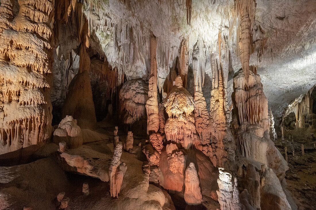 Die Karsthöhle von Postojna, Slowenien, Europa