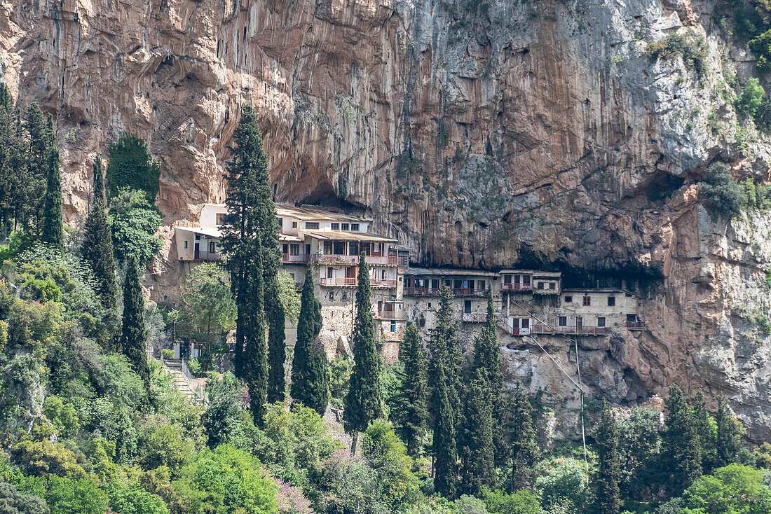 Old monastery of Peloponnese, Greece, Europe