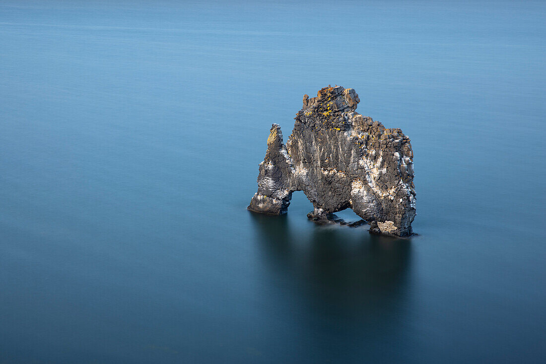 the iconic balsatic rocks of Hvitesrkur, captured during a summer day, Nordulrand, Iceland, Europe