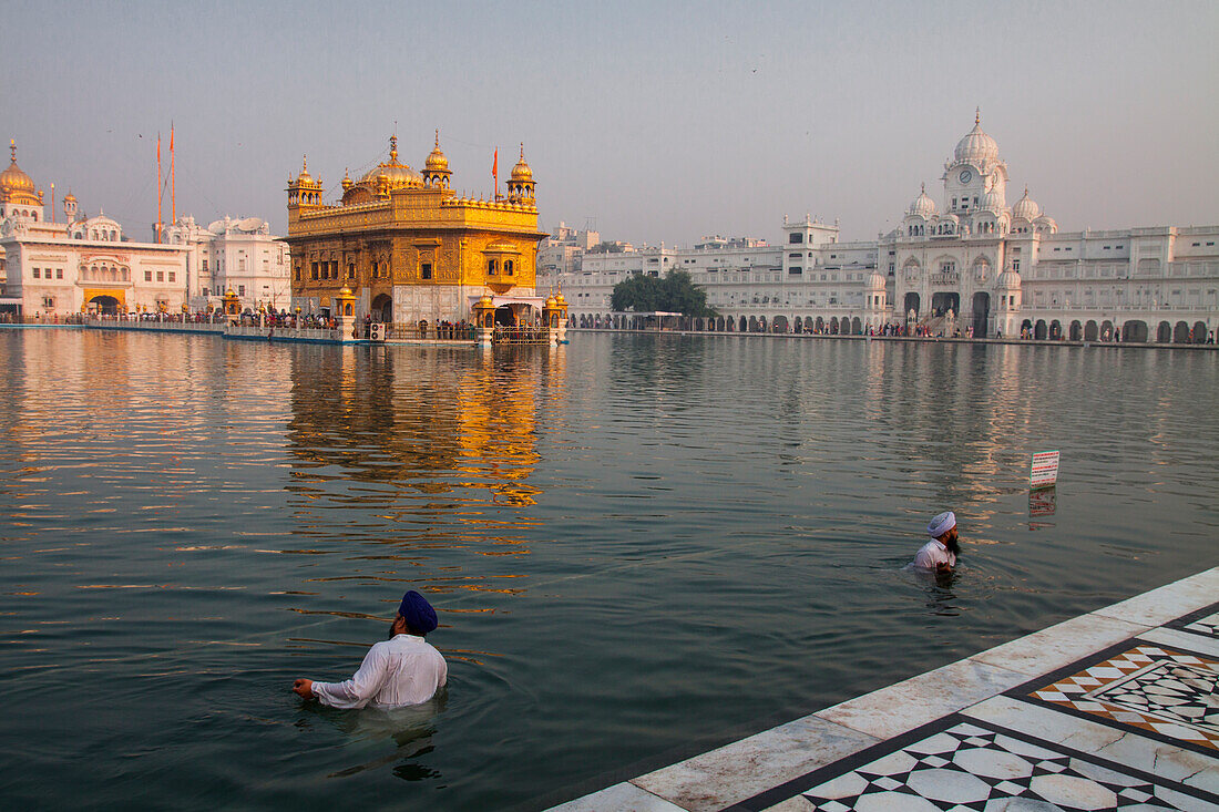 In the Golden Temple complex in Amritsar