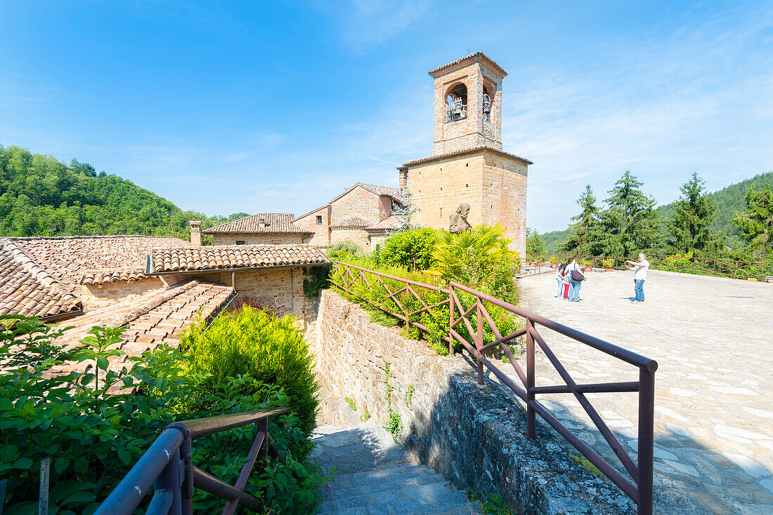 Abtei von Sant Alberto di Butrio, Oltrepo Pavese, Provinz Pavia, Apennin, Lombardei