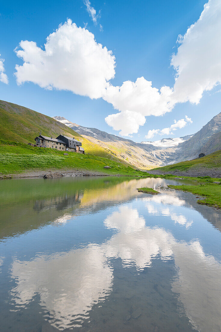 Schutzhütte Bezzi, Valgrisenche, Aostatal, Italienische Alpen, Italien