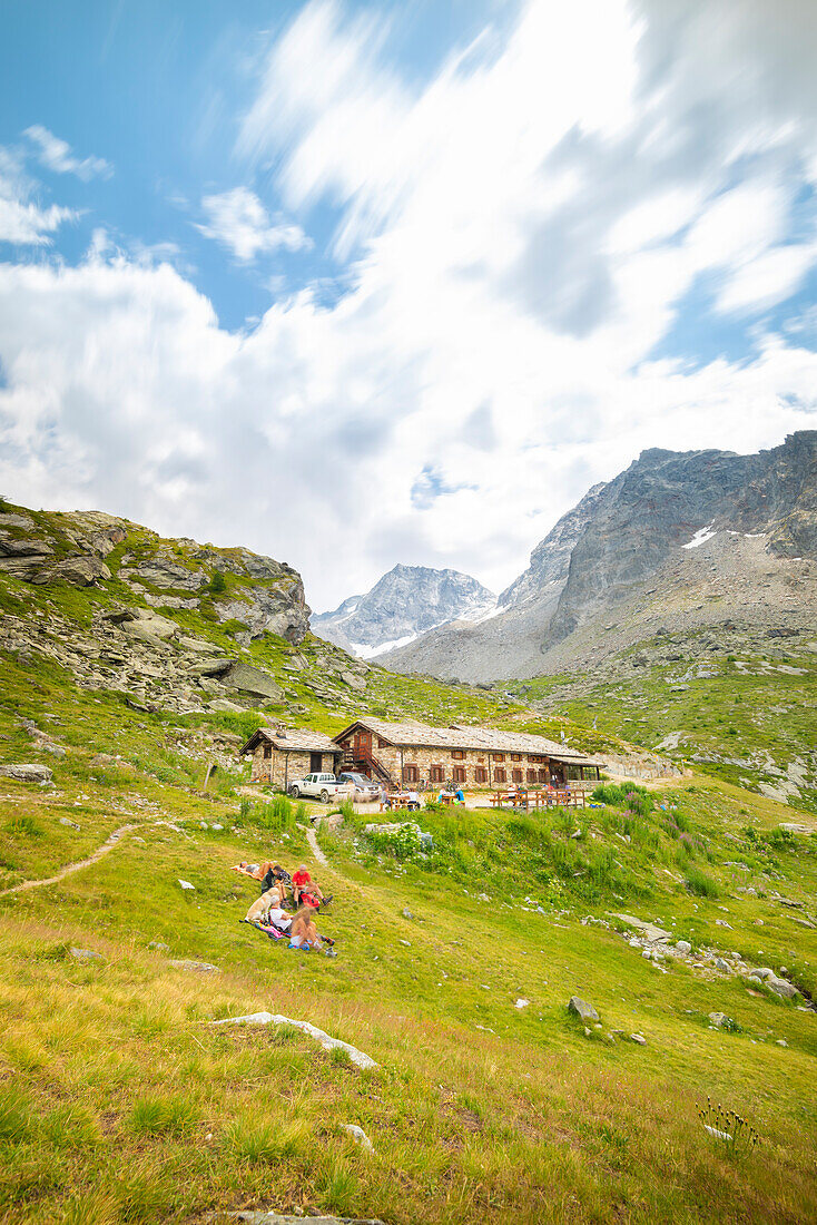 Refuge Chalet de l Epee, Valgrisenche, Vallee d Aoste, Italian alps, Italy