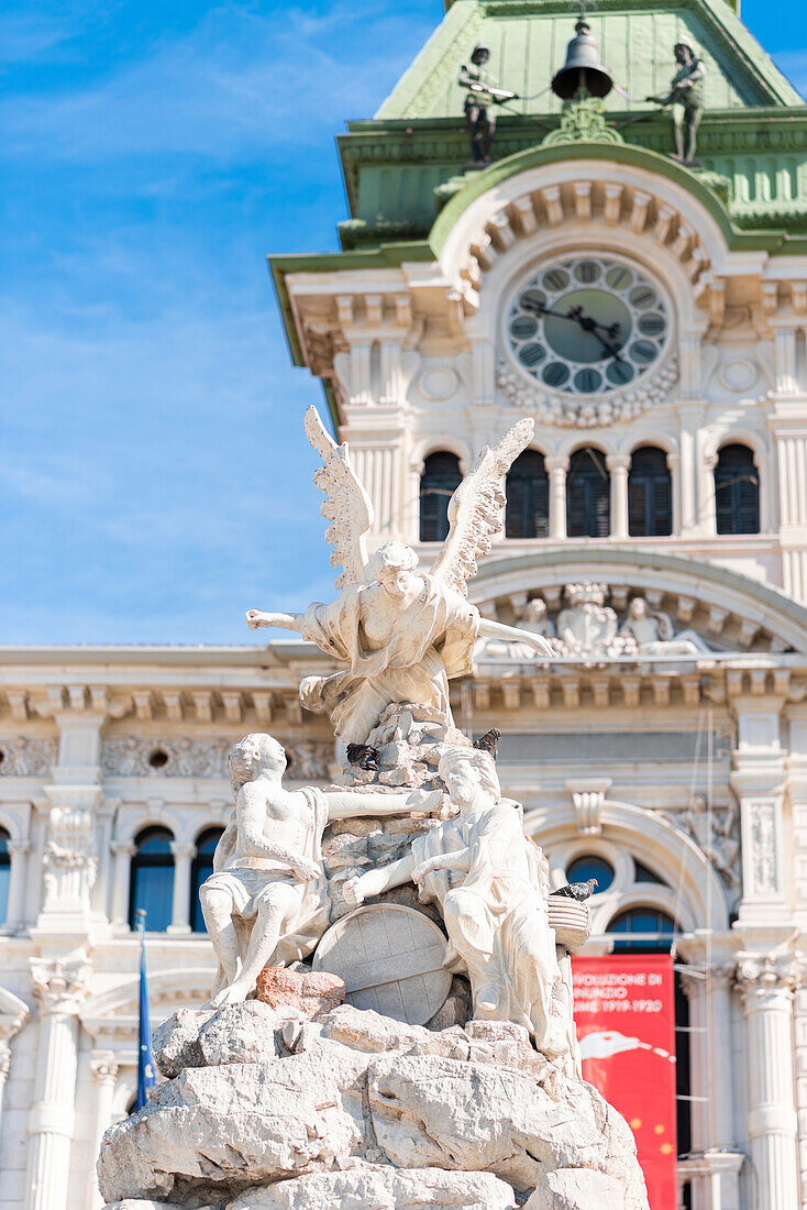 Fontana dei Quattro Continenti, Trieste, Province of Trieste, Friuli-Venezia-Giulia, Italy