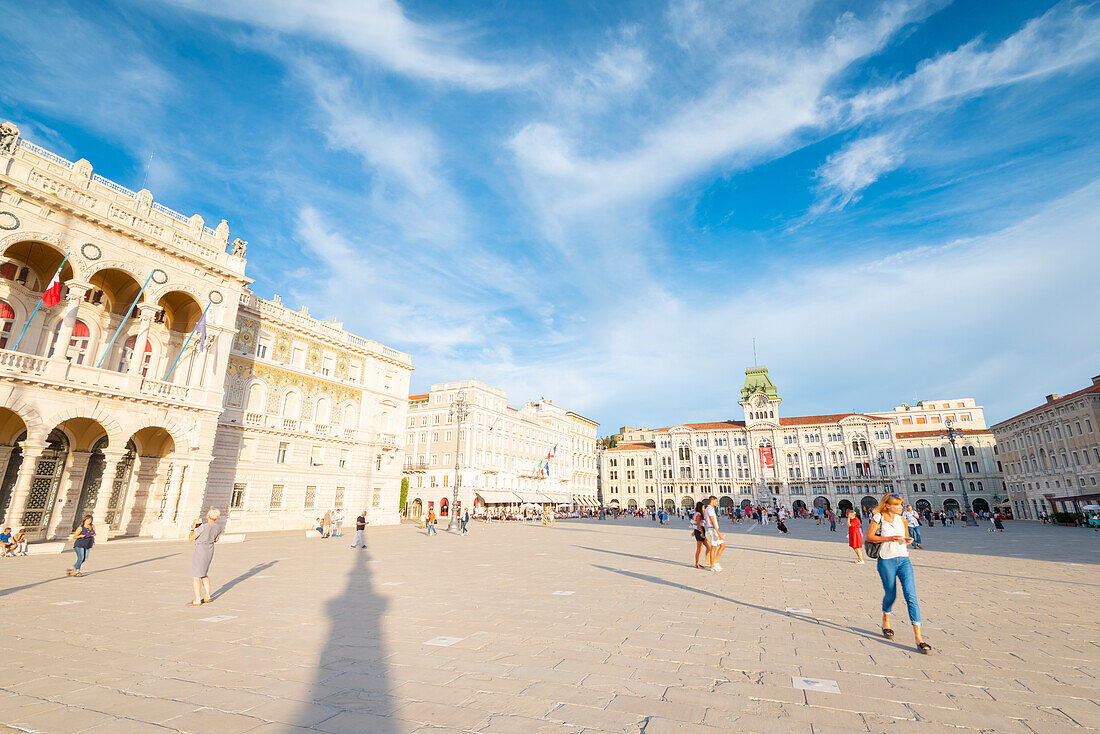 Piazza Unità d'Italia, Trieste, Province of Trieste, Friuli-Venezia-Giulia, Italy