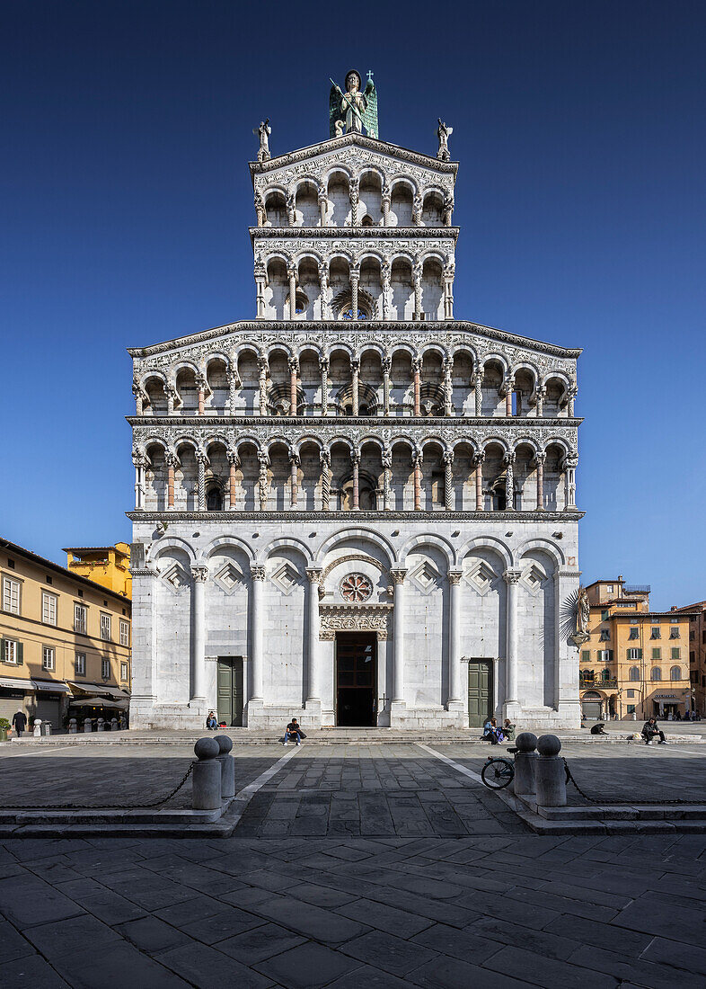 Church of San Michele in Foro, Lucca province, Tuscany, Italy, Europe
