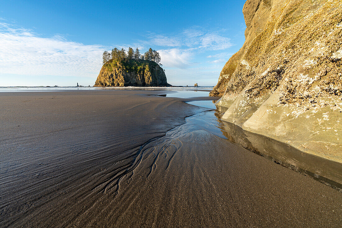 Second Beach, La Push, Clallam county, Bundesstaat Washigton, USA.