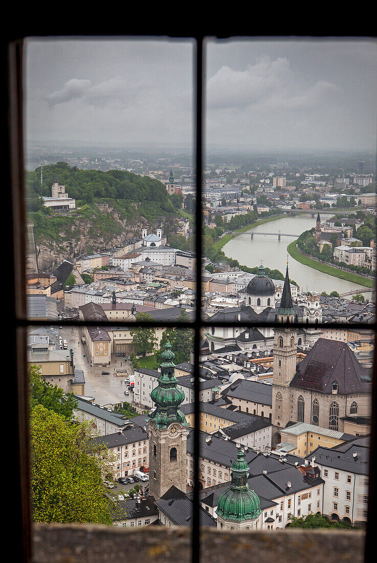 Blick von der Festung Hohensalzburg, Salzburg, Österreich