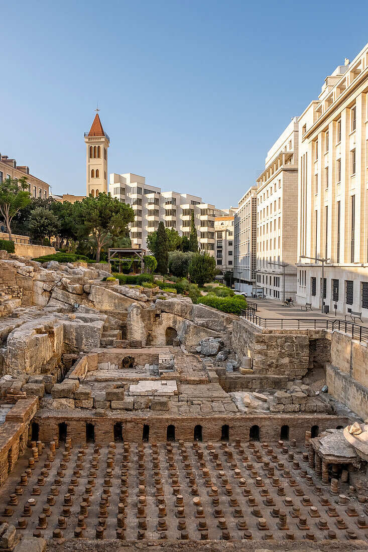 Roman baths, Downtown, Beirut, Lebanon