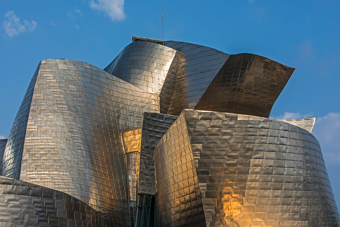 Detail, Fassade, Guggenheim Museum, Bilbao, Spanien