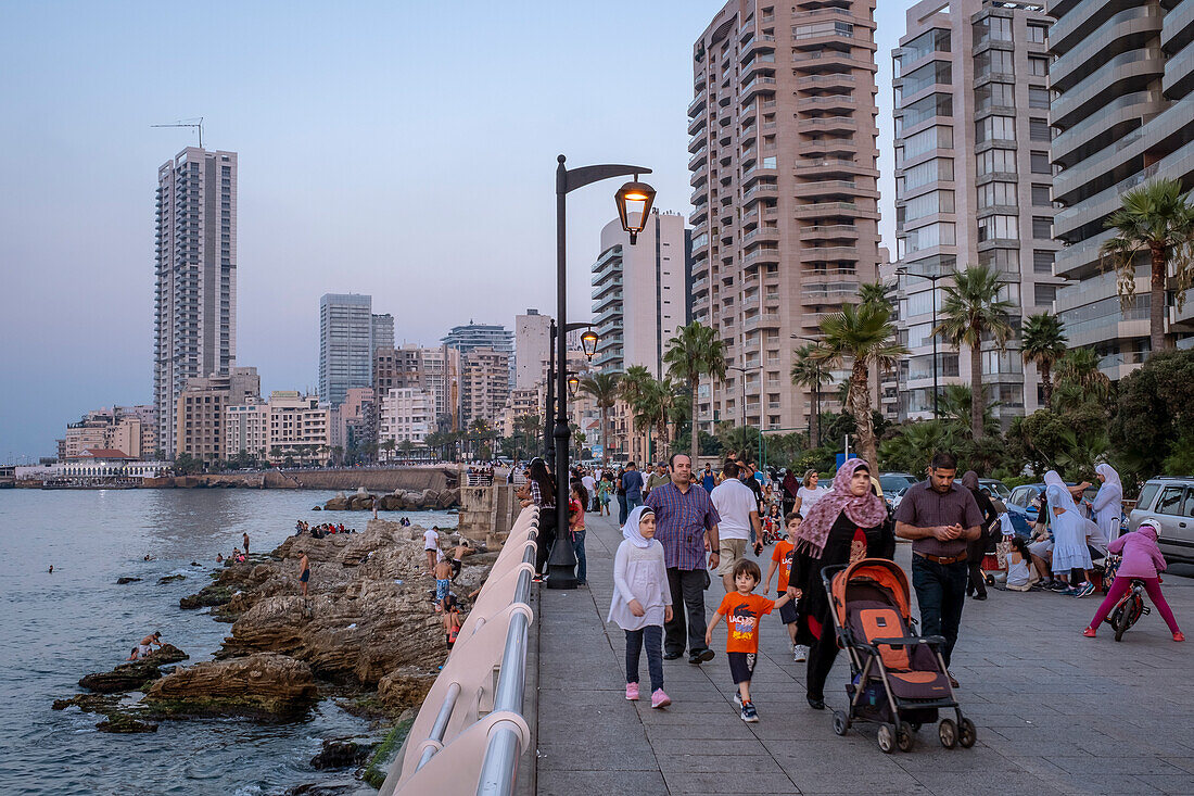 Corniche, Beirut, Libanon