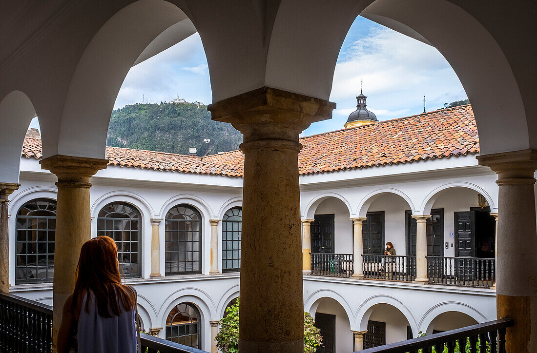 Innenhof des Botero-Museums, Bogota, Kolumbien