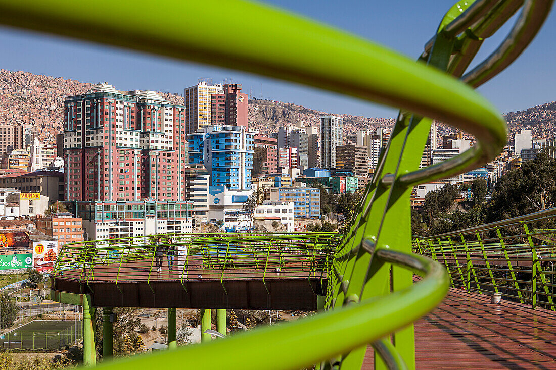 Via Balcon (über den Balkon), im Parque Urbano Central (zentraler Stadtpark), La Paz, Bolivien