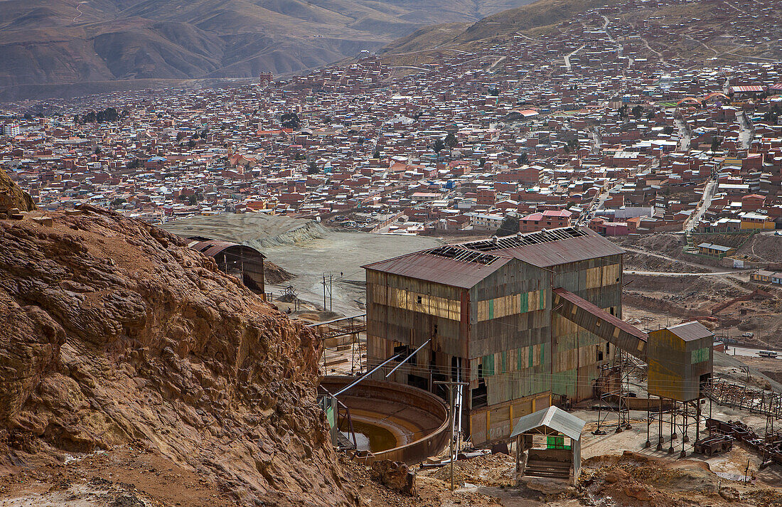 Pailaviri mine in Cerro Rico, Potosi, Bolivia