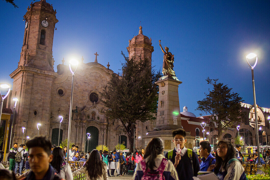 Cathedral, Plaza 10 de noviembre, Potosi, Bolivia