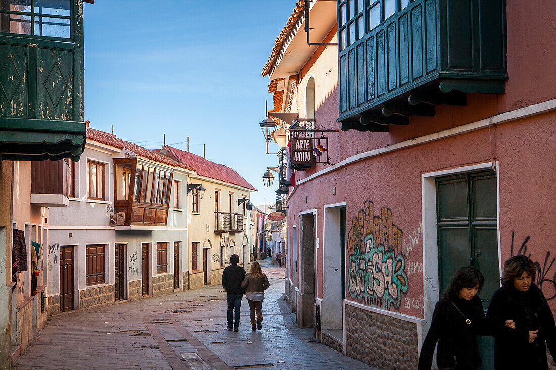 Calle Sucre, Potosi, Bolivia