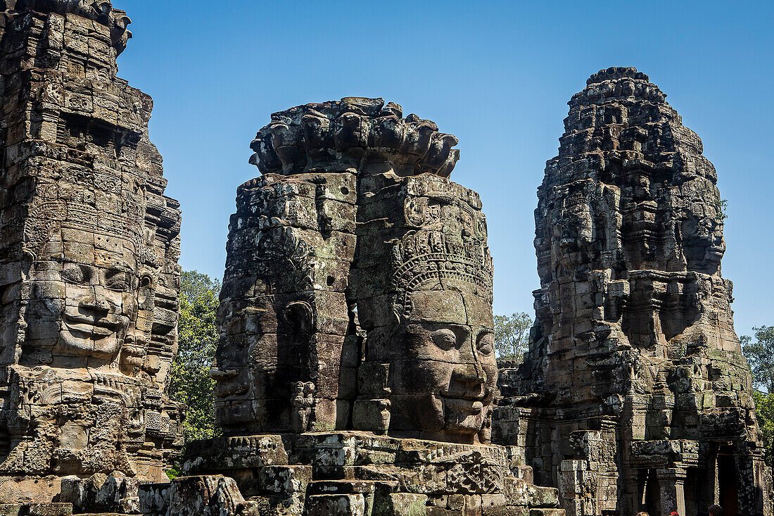 Bayon temple, Angkor Thom, Angkor, Siem Reap, Cambodia
