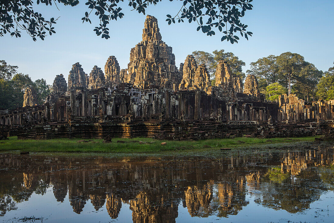 Bayon-Tempel, Angkor Thom, Angkor, Siem Reap, Kambodscha