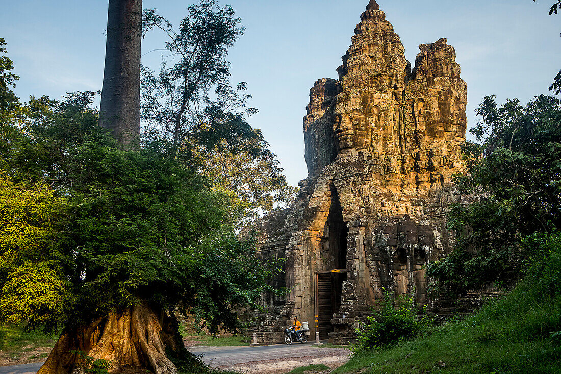 South Gate of Angkor Thom, Angkor, Siem Reap, Cambodia