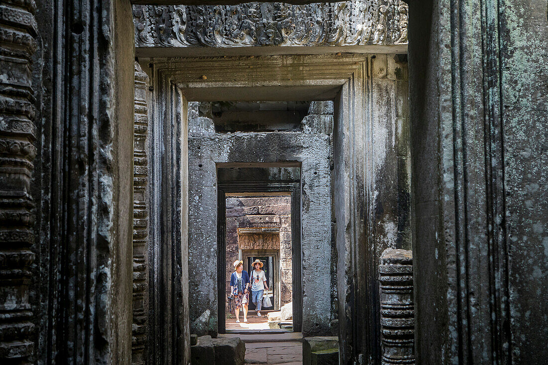 Preah-Khan-Tempel, Archäologischer Park von Angkor, Siem Reap, Kambodscha