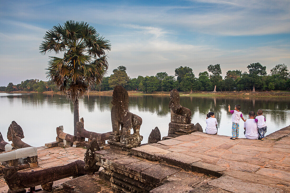 Sras Srang, Archäologischer Park von Angkor, Siem Reap, Kambodscha