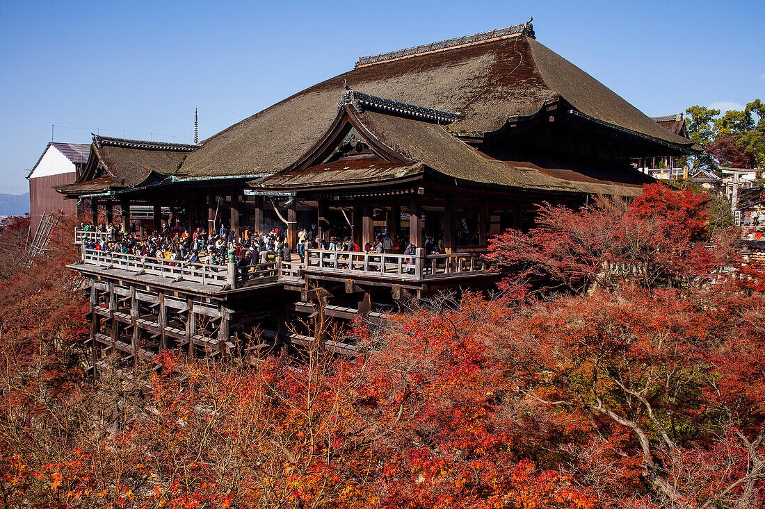 Kiyomizu-dera-Tempel, Kyoto. Kansai, Japan.