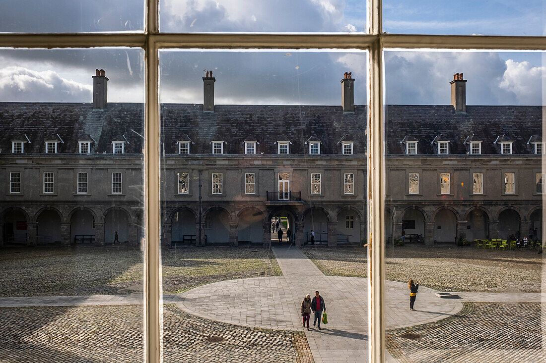 IMMA, The Irish Museum of Modern Art, is housed in the Royal Hospital Kilmainham, Dublin, Ireland