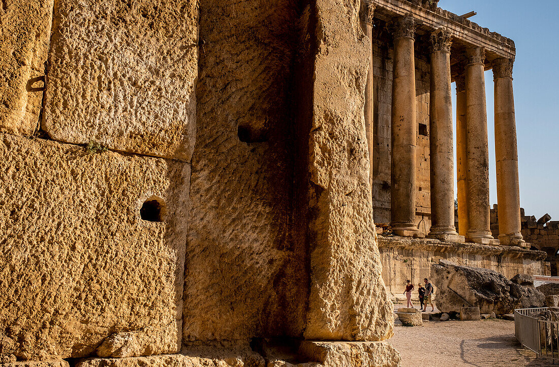 Tempel des Bacchus, Baalbeck, Bekaa-Tal, Libanon
