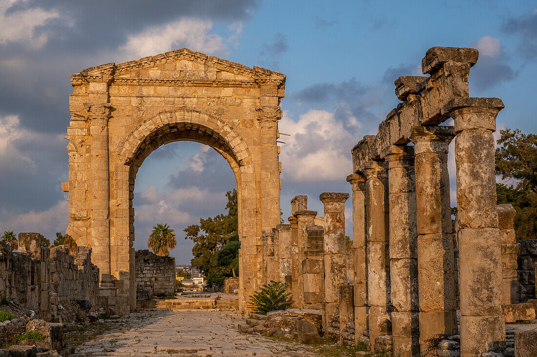 Triumphal arc, in Al-Bass archaeological site, Tyre (Sour), Lebanon.