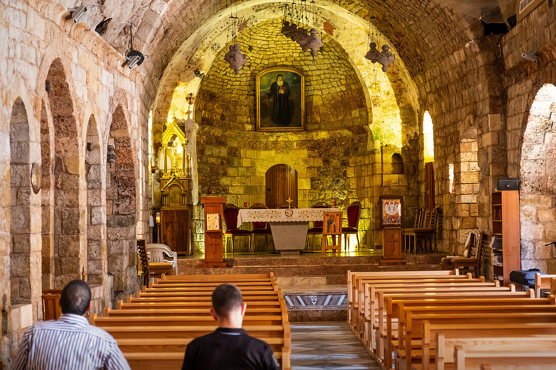 Die Kirche des heiligen Antonius, Kloster Qozhaya, Qadisha-Tal, Libanon