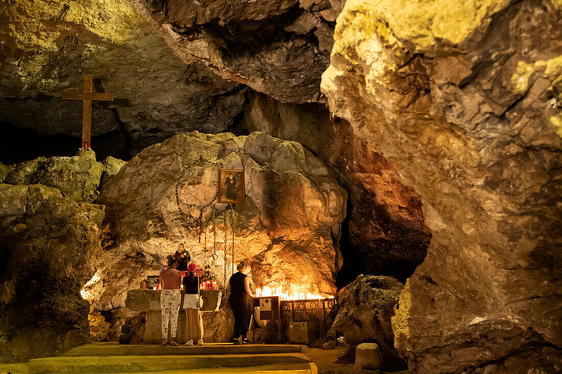 Die Höhle des heiligen Antonius, Kloster Qozhaya, Qadisha-Tal, Libanon