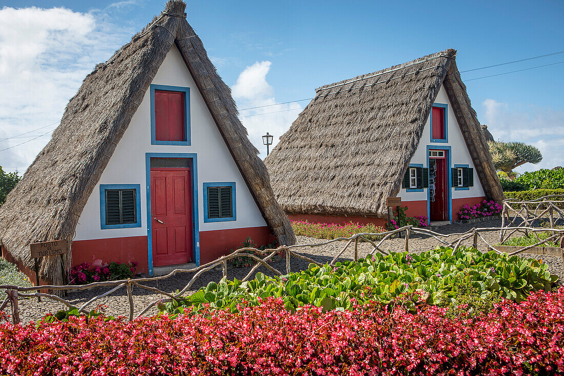 Traditionelles Haus, Santana, Madeira, Portugal