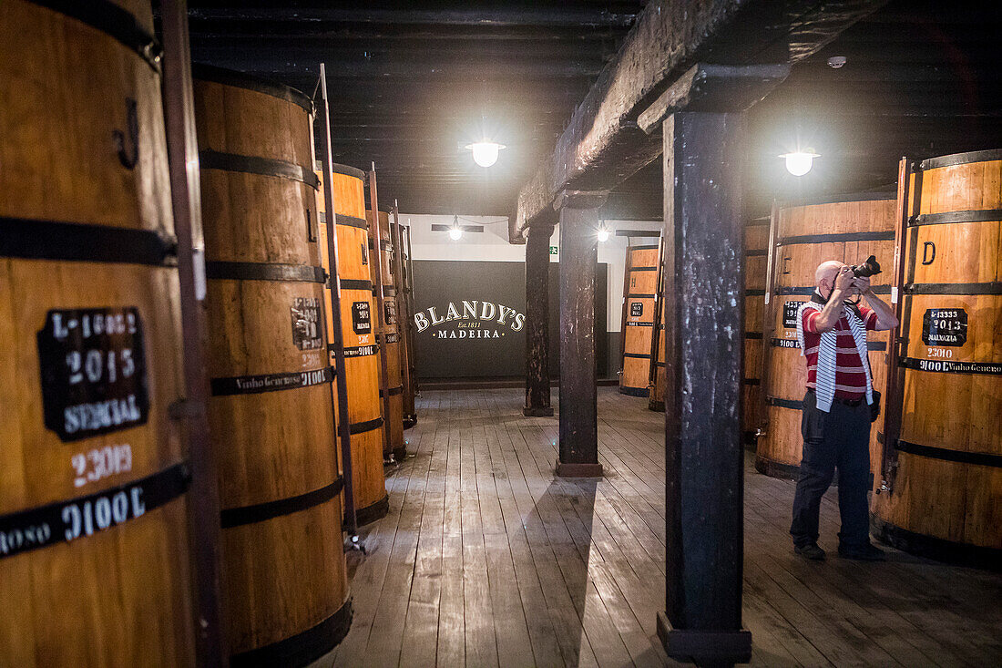 Blandy´s Wine lodge,cellar, Funchal, Madeira, Portugal